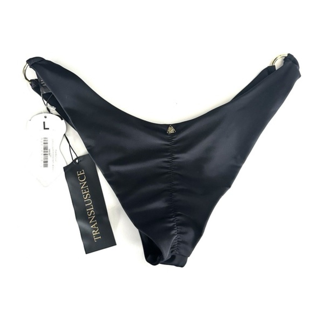 Demery Jayne Bikini Bottom Large Scrunch Black High Cut Cheeky Yves‎ Swim Resort